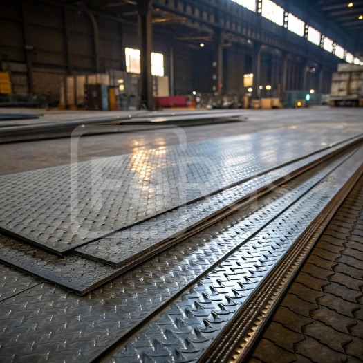 Лист алюминиевый рифленый квинтет 1,5х800 мм АМг5 ТУ 1-801-20-2008