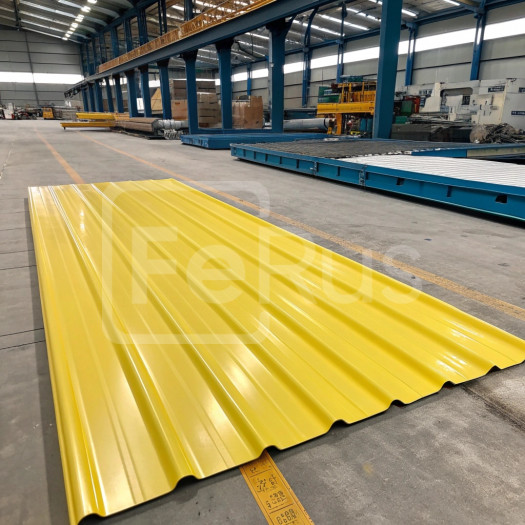 Профнастил С10 полиэстер (Zn100-180) 0,6х1100х1200 мм, RAL 1018